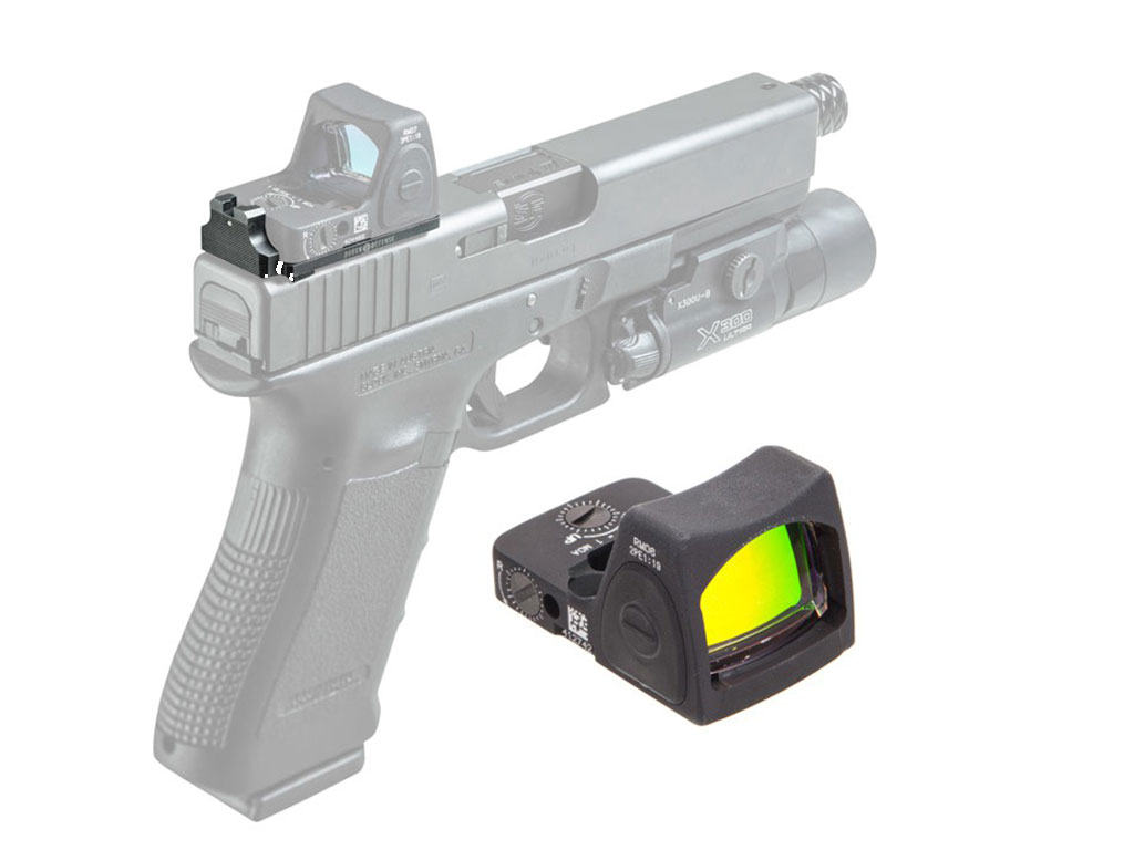 Trijicon RMR Type 2 Adjustable LED + Red Dot Mount Package